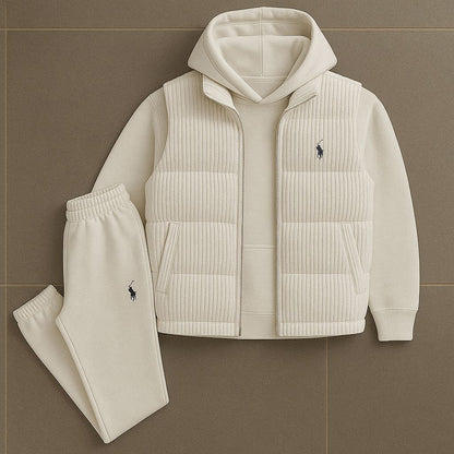 PRL Set – Hoodie, Quilted Vest & Pants